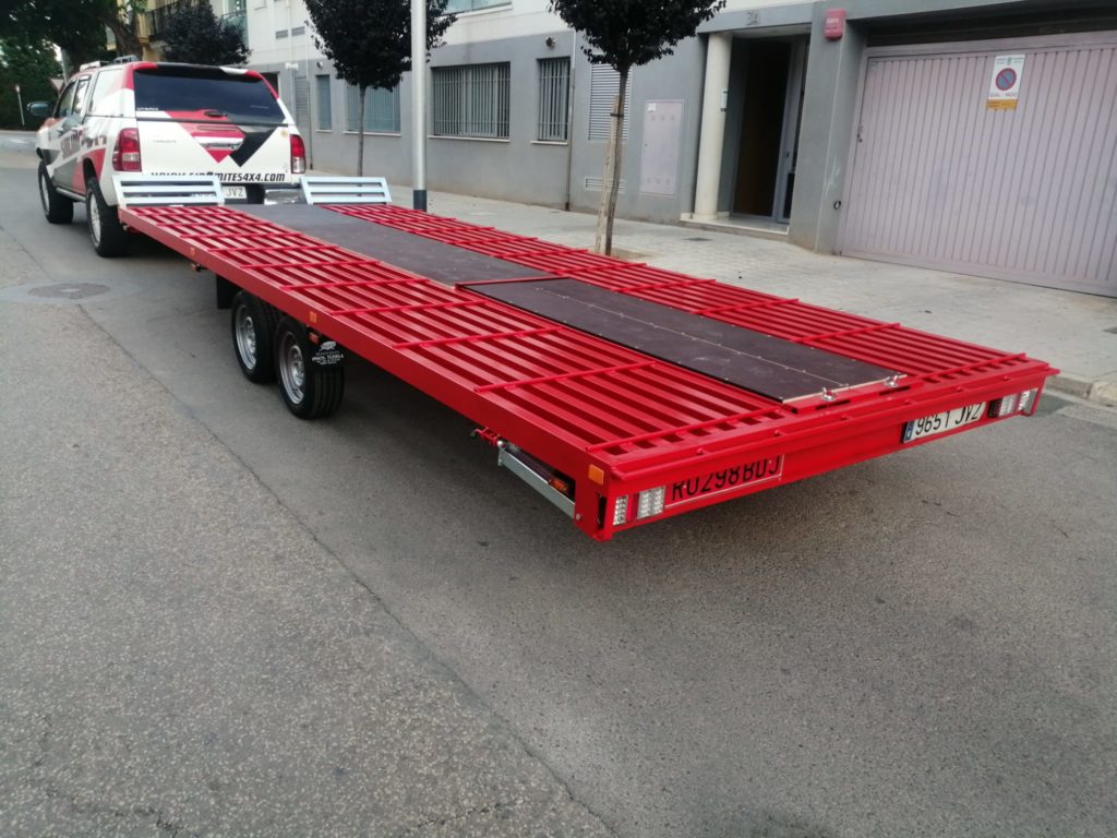 Sin Limites 4x4 Alquiler Remolque 2 Rojo B