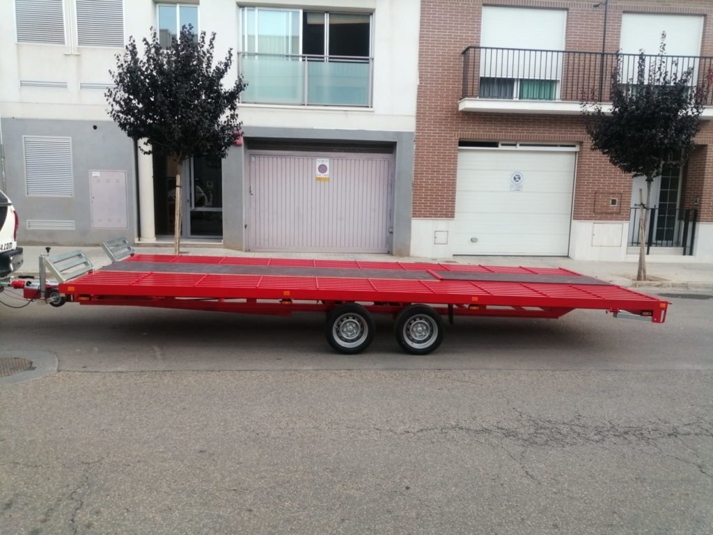 Sin Limites 4x4 Alquiler Remolque 2 Rojo C