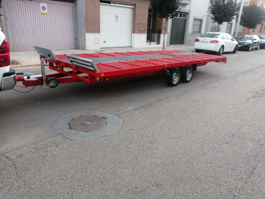 Sin Limites 4x4 Alquiler Remolque 2 Rojo D